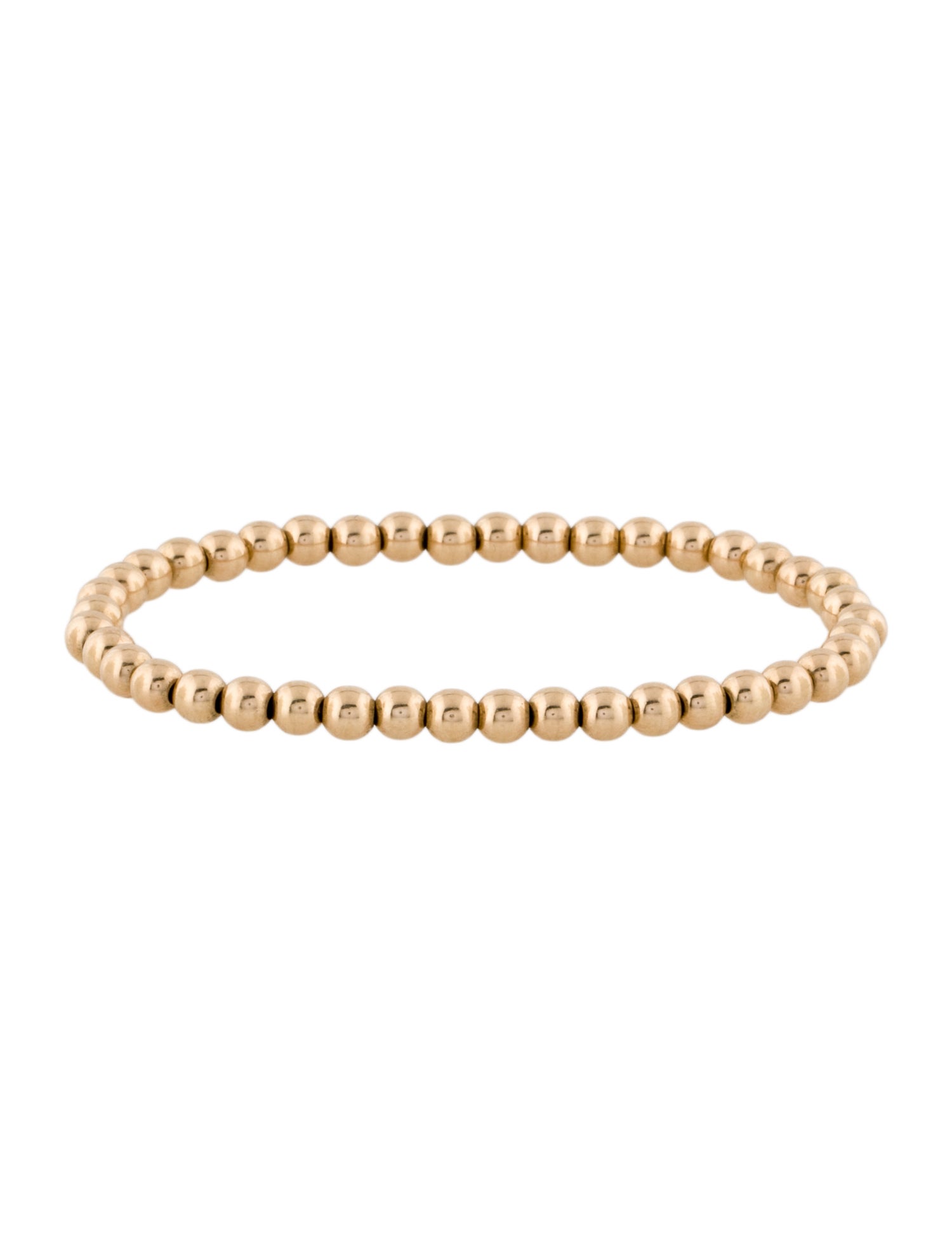 Bracelet 14K Bead Stretch