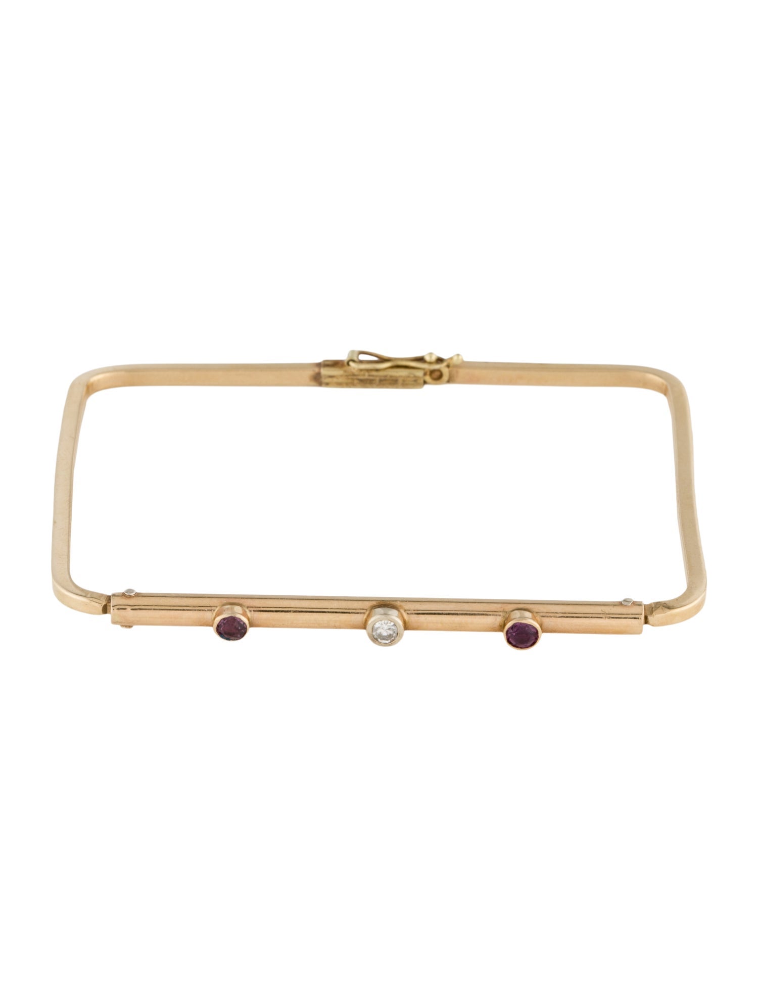 Bracelet 14K Sapphire & Diamond Bangle