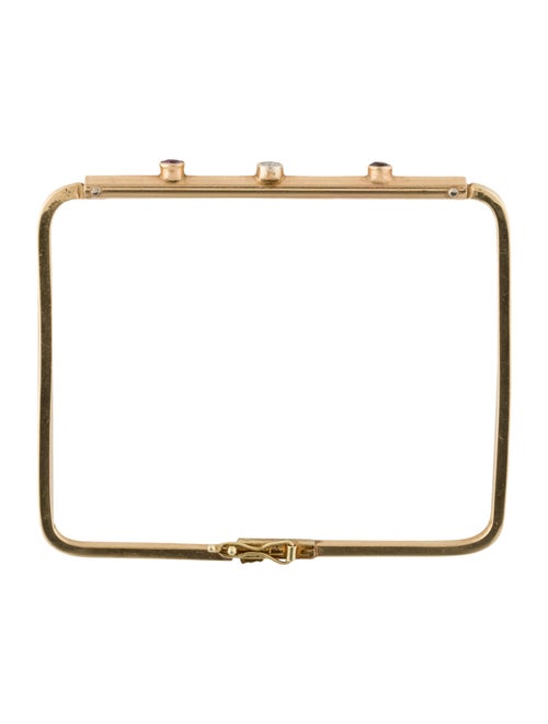 Bracelet 14K Sapphire & Diamond Bangle