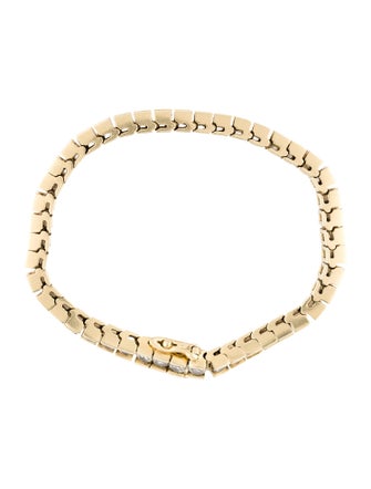 Bracelet 14K 7.65ctw Diamond Link Tennis Bracelet