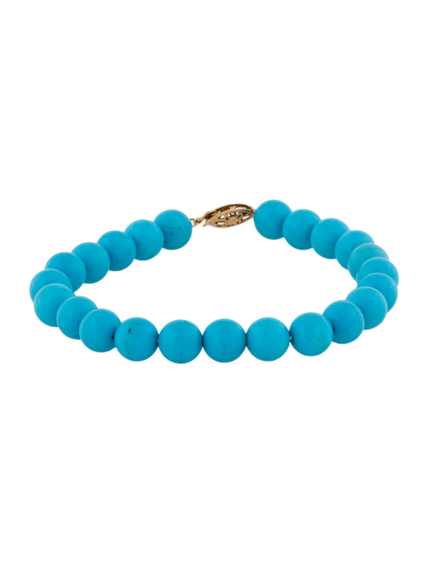 Bracelet 14K Dyed Magnesite Bead Bracelet