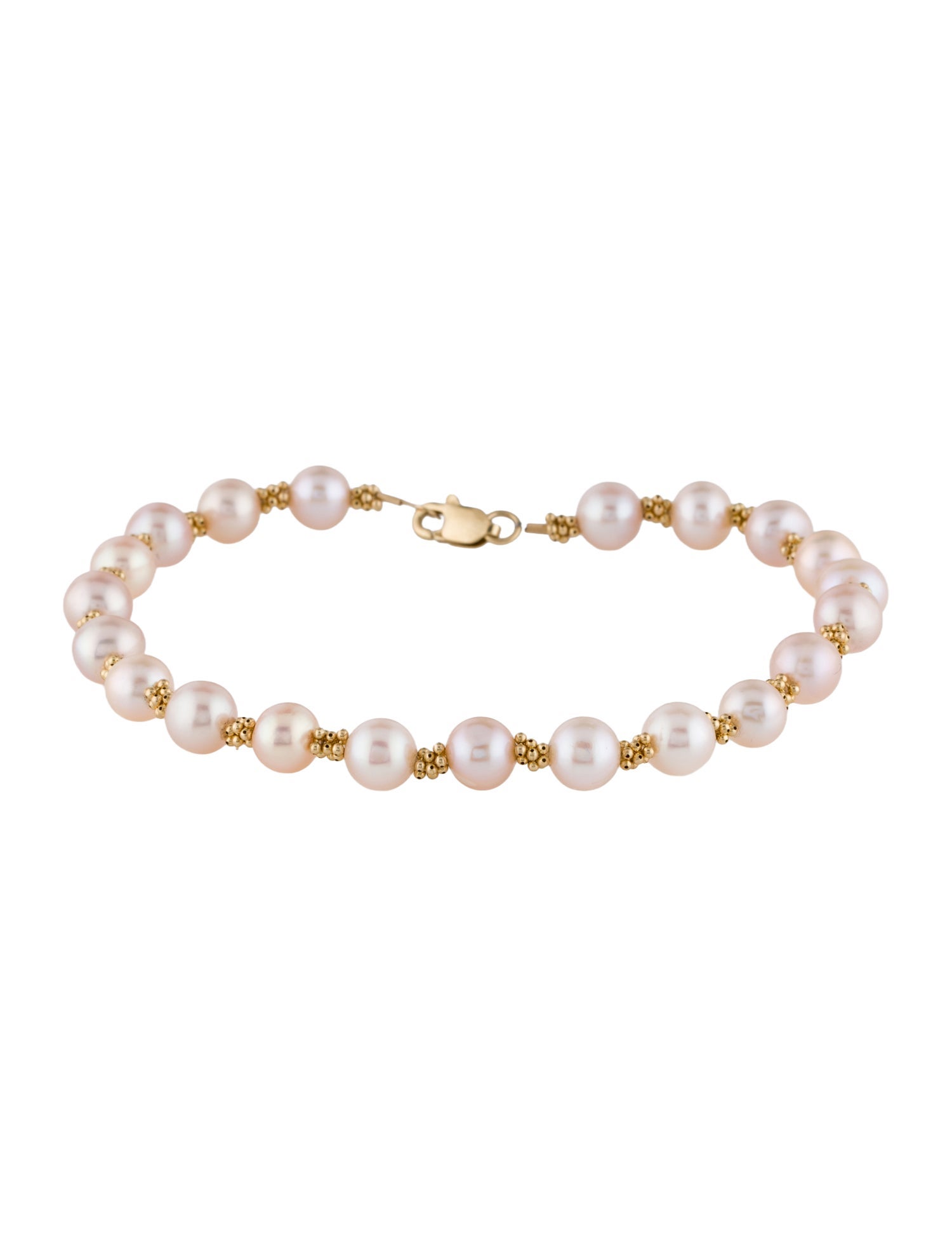 Bracelet 14K Pearl Bead Strand Bracelet