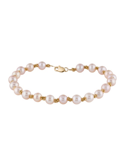 Bracelet 14K Pearl Bead Strand Bracelet