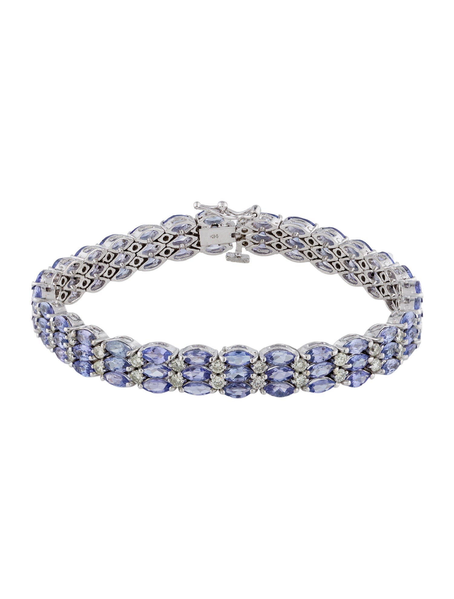 Bracelet 14K 11.17ctw Tanzanite & Diamond