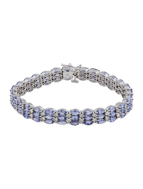 Bracelet 14K 11.17ctw Tanzanite & Diamond Bracelet