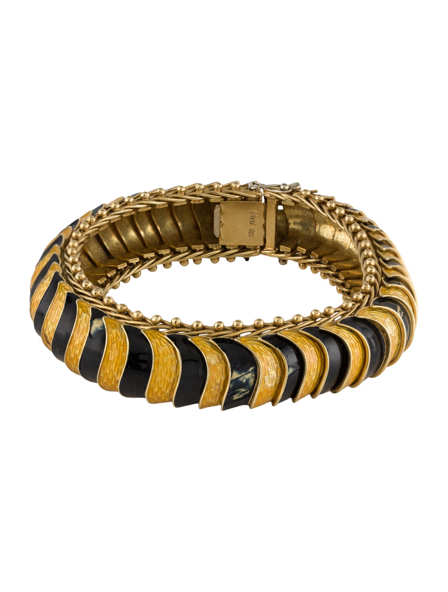 Bracelet 18K Enamel Link