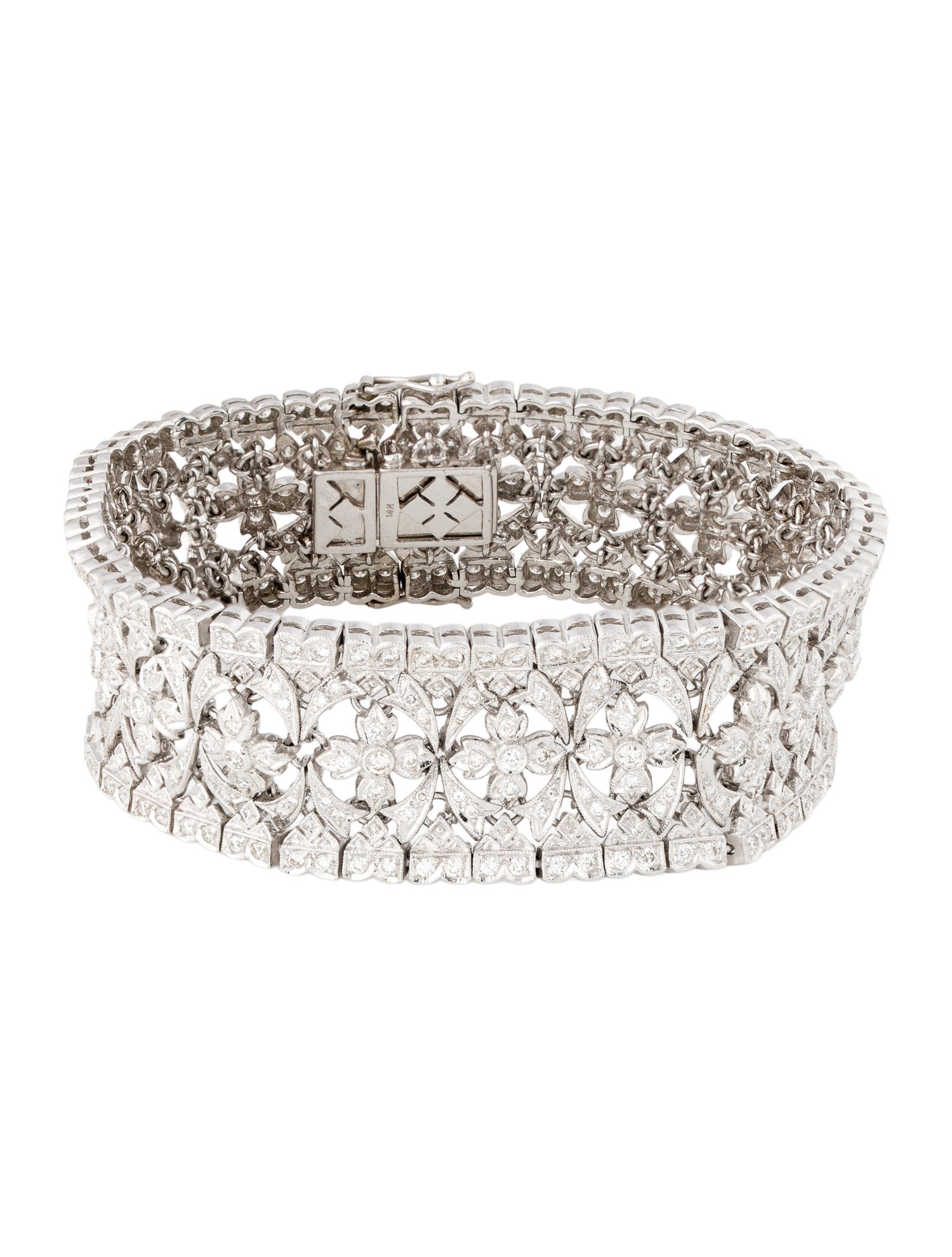 Bracelet 14K 3.81ctw Diamond Link Bracelet