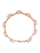 Bracelet 10K 20.00ctw Rose Quartz Station Bracelet