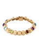 Bracelet 14K Multistone Link Bracelet