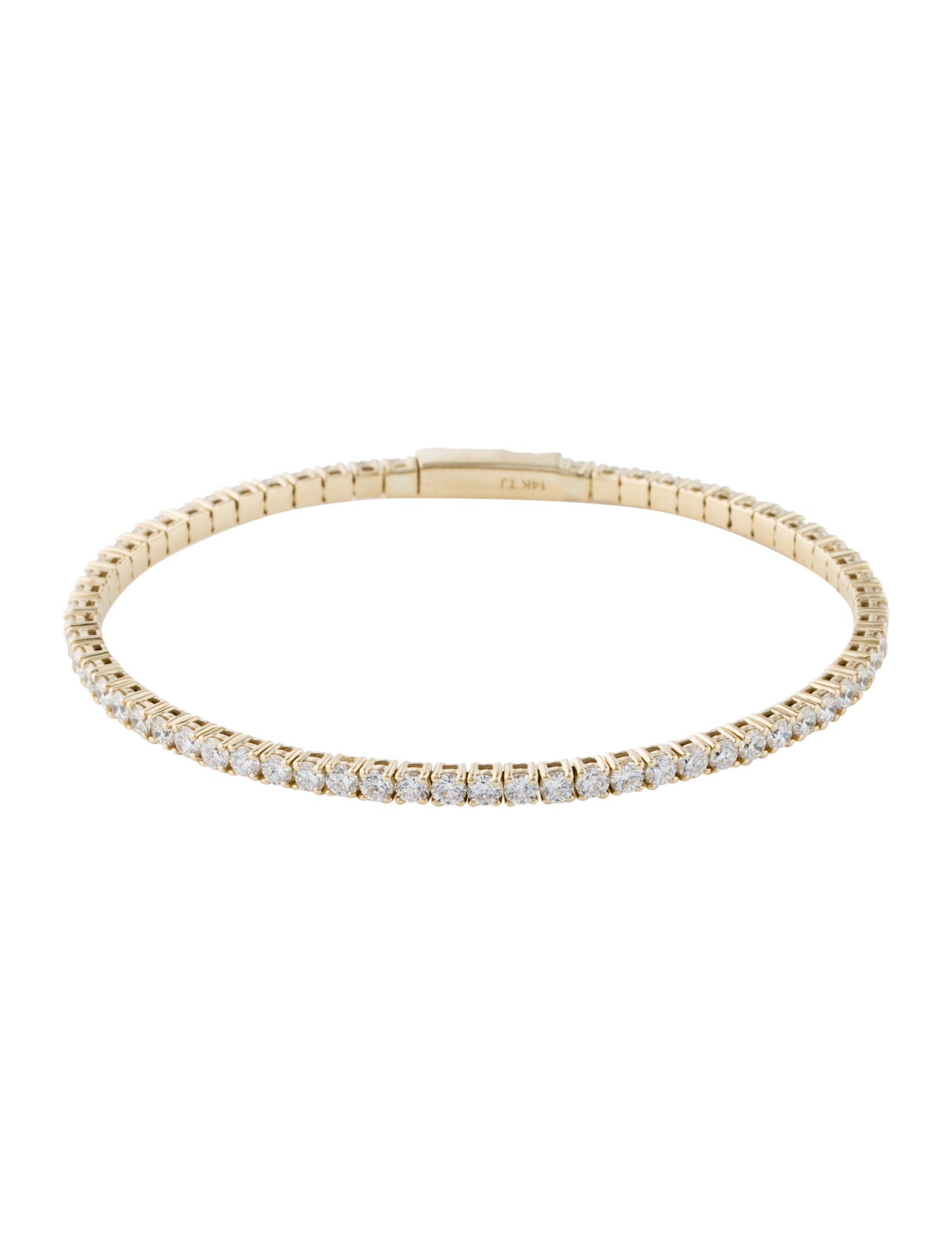 Bracelet 14K 3.20ctw Lab-Grown Diamond Bangle