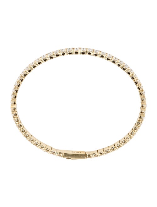 Bracelet 14K 4.95ctw Lab-Grown Flexible Bangle Bracelet