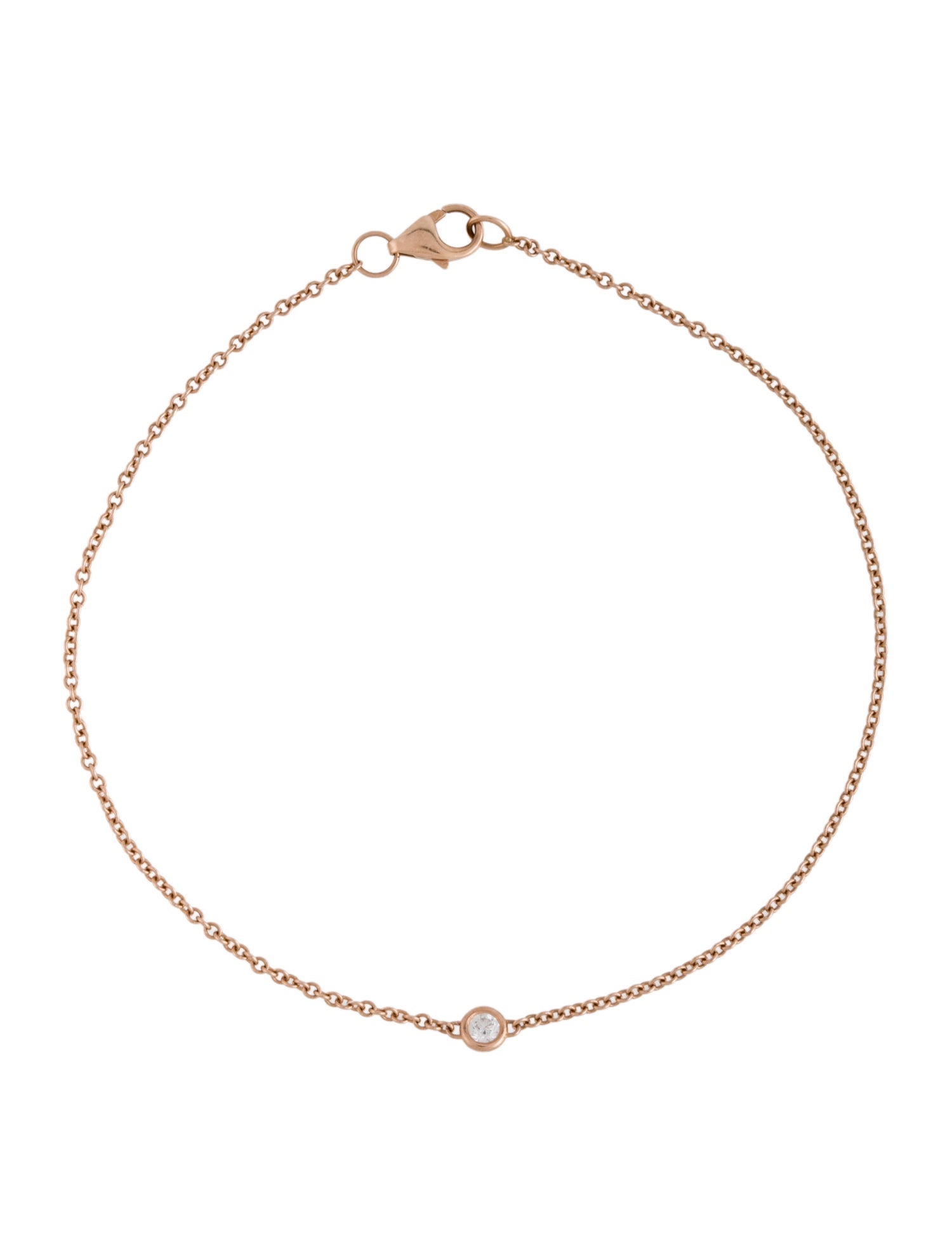 Bracelet 14K Diamond Station