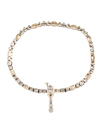 Bracelet Two-Tone 2.25ctw Diamond Link Bracelet