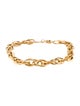 Bracelet 18K Crumpled Chain Link Bracelet