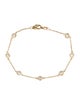 Bracelet 14K Diamond Station Bracelet