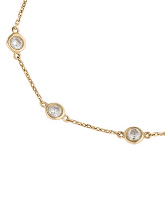 Bracelet 14K Diamond Station Bracelet