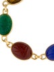 Bracelet 18K Multistone Link Bracelet
