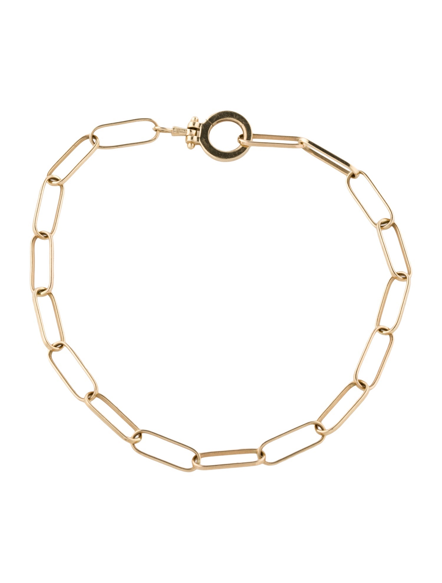 Bracelet 14K Paperclip Link