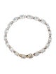 Bracelet 14K 11.93ctw Aquamarine & Diamond Tennis Link Bracelet