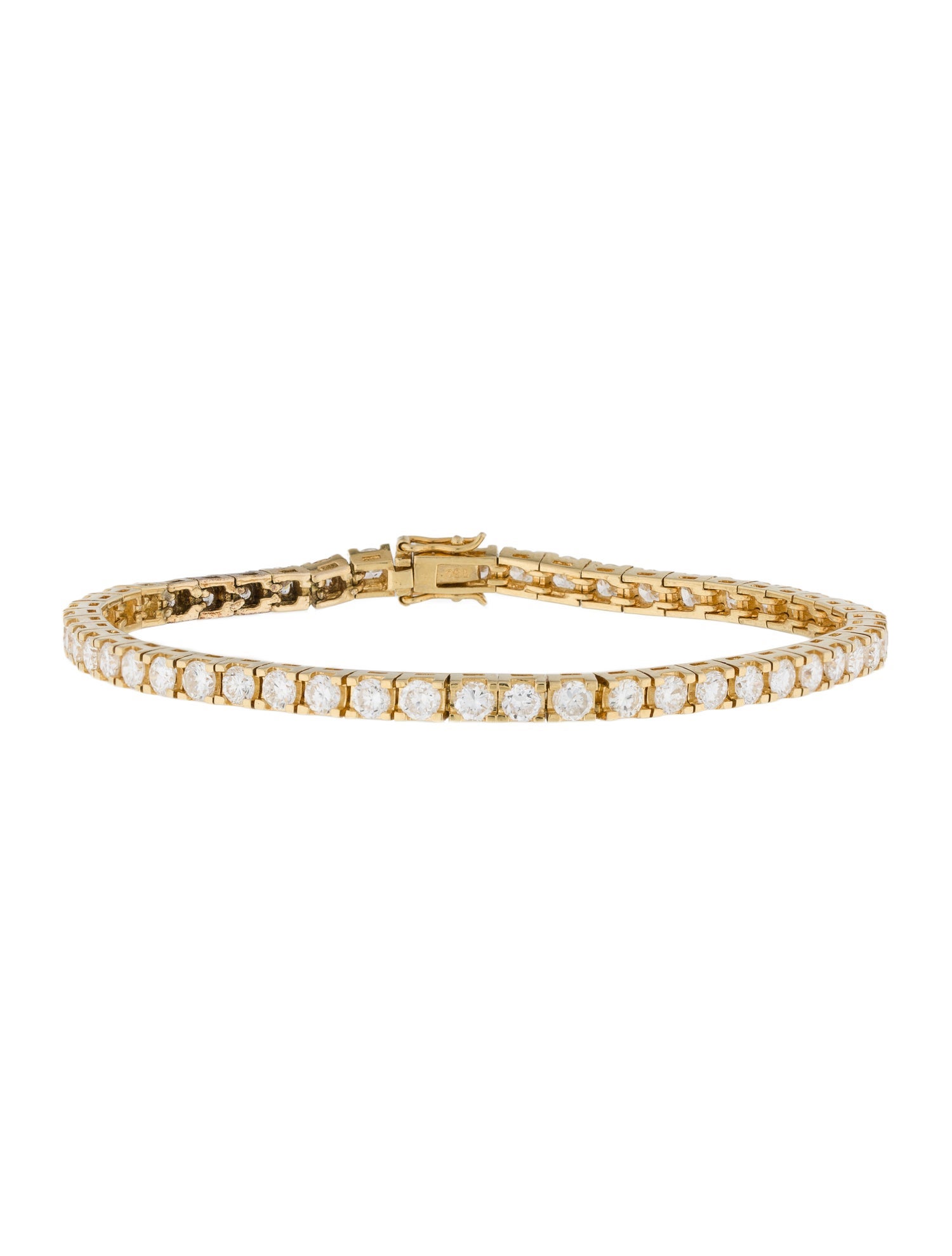 Bracelet 18K 4.00ctw Diamond Tennis Link