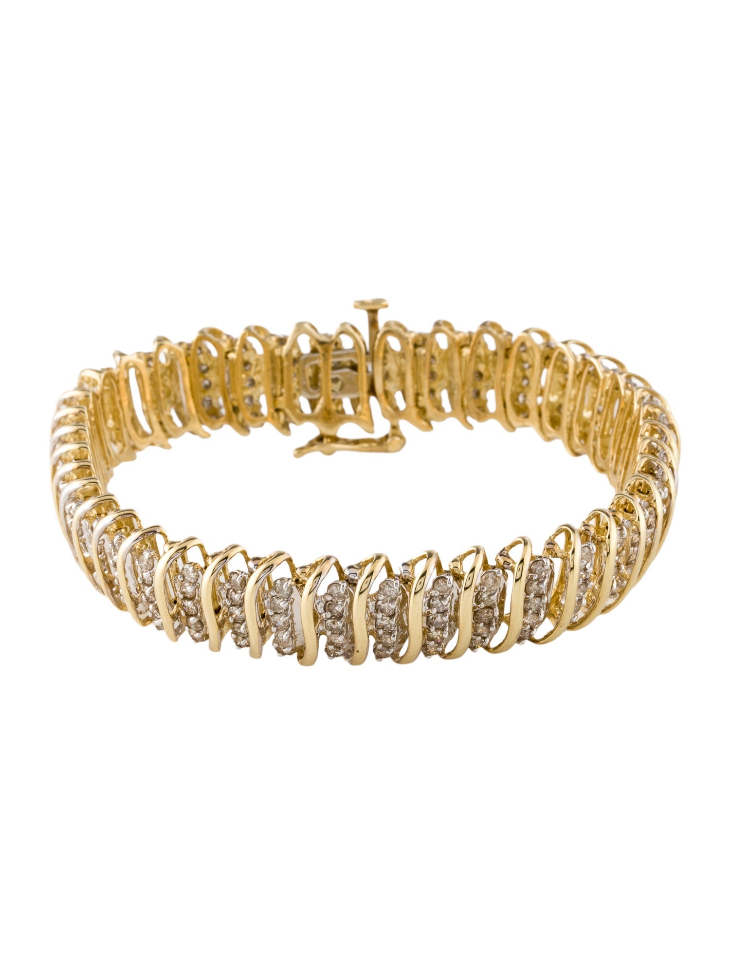 Bracelet 10K 3.0ctw Diamond Link