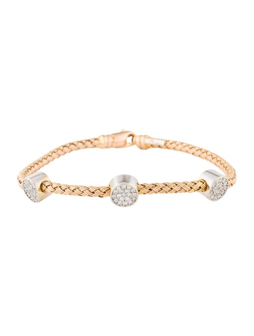 Bracelet 14K Diamond Station Bracelet
