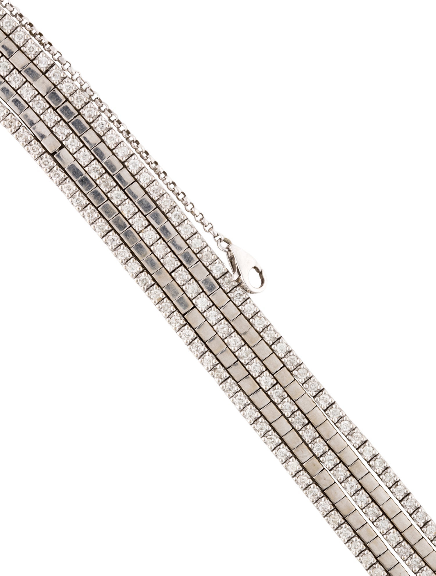Bracelet 14K 3.90ctw Diamond Multistrand Bracelet
