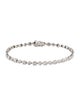 Bracelet 14K Diamond Station Link Bracelet
