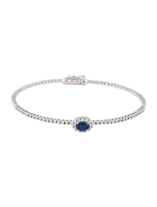 Bracelet 18K Tanzanite & Diamond Cuff Bracelet