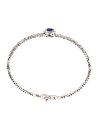 Bracelet 18K Tanzanite & Diamond Cuff Bracelet