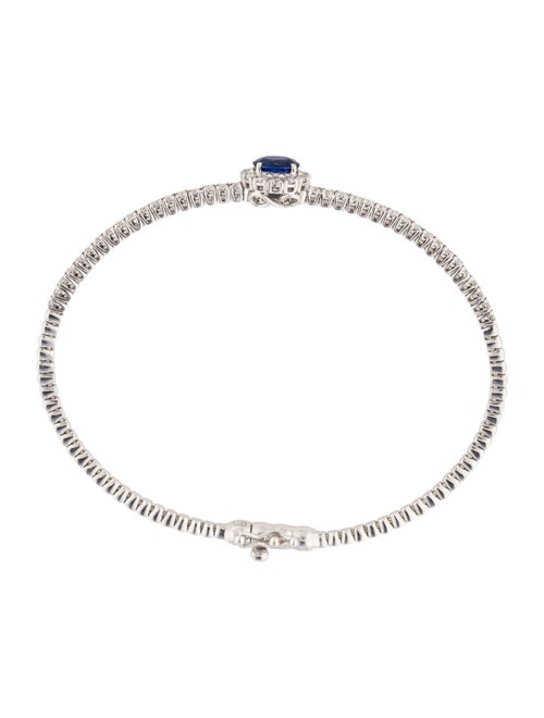 Bracelet 18K Tanzanite & Diamond Cuff Bracelet