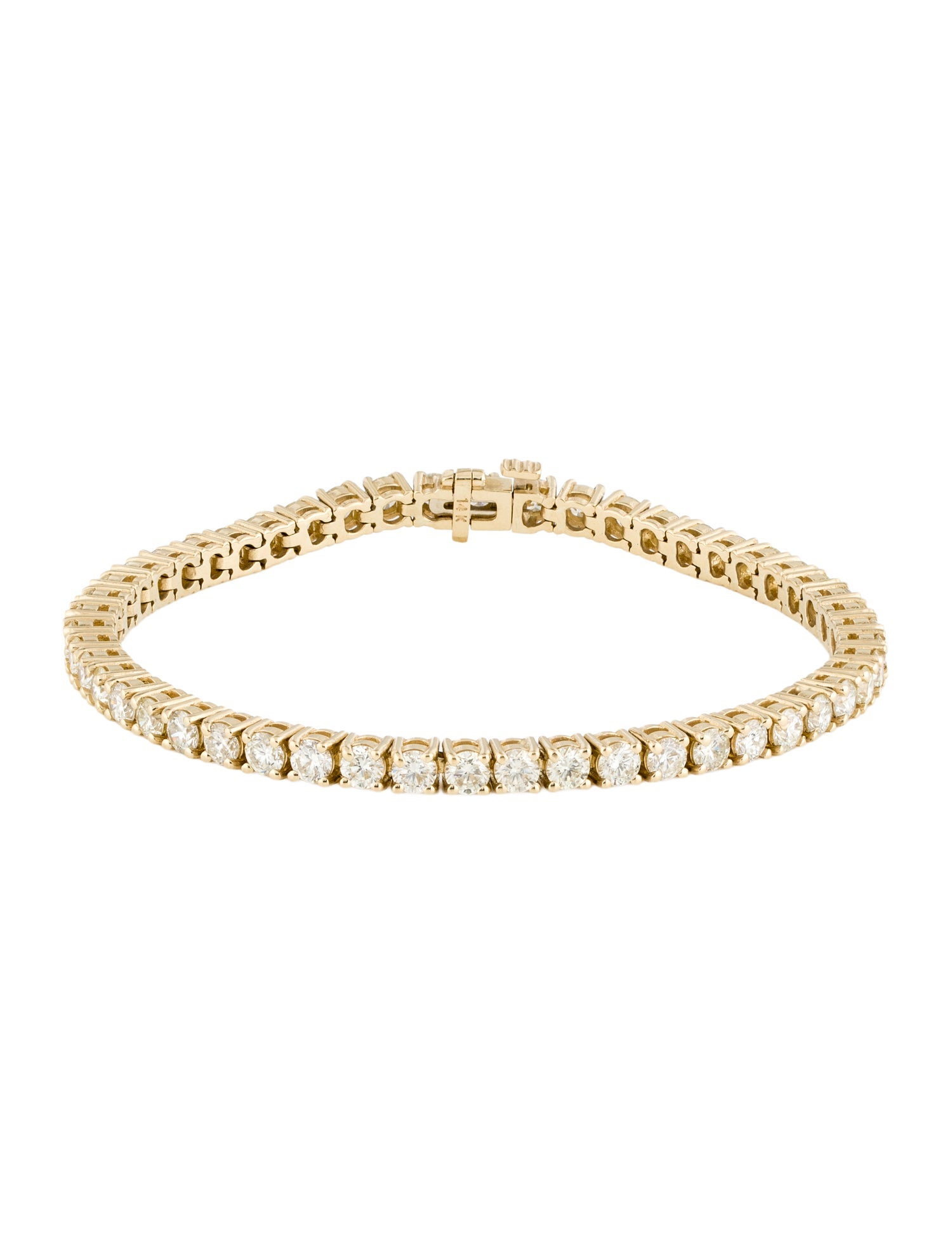 Bracelet 14K 6.50ctw Diamond Tennis Link