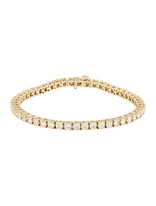 Bracelet 14K 6.50ctw Diamond Tennis Link Bracelet