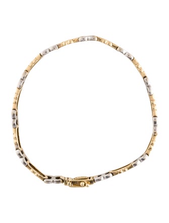 Bracelet 14K Two-Tone Link Bracelet