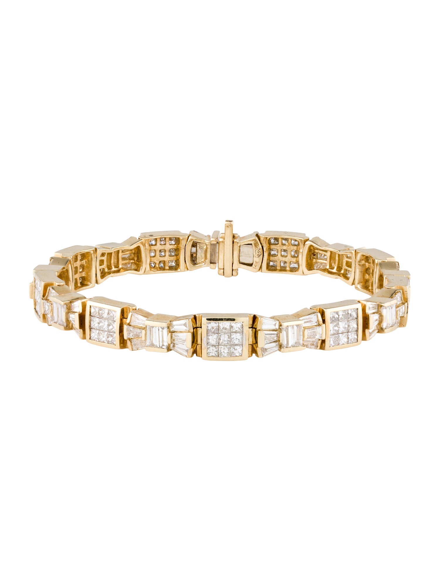 Bracelet 14K 9.00ctw Diamond Link