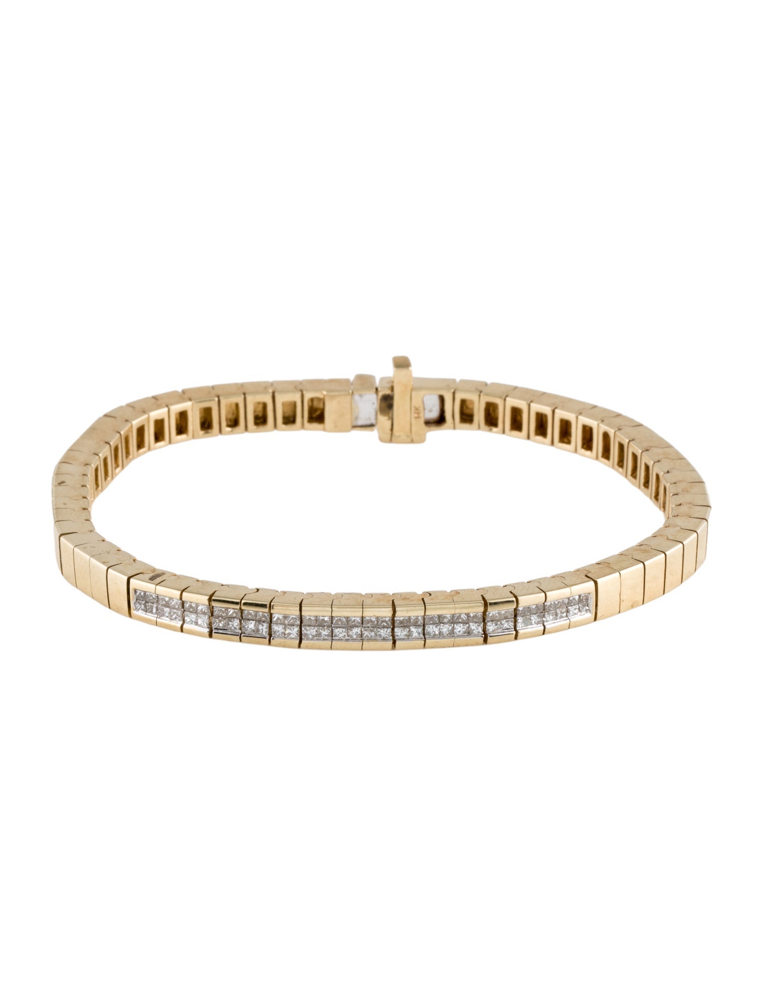 Bracelet 14K 1.10ctw Diamond Link