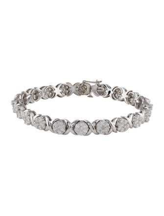 Bracelet 14K 6.30ctw Diamond Link Bracelet