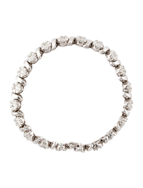 Bracelet 14K 5.25ctw Diamond Link Bracelet
