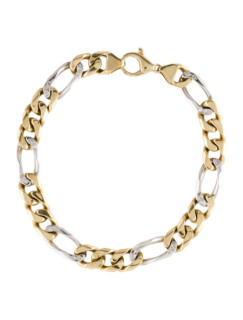 Bracelet 14K Diamond Chain Link Bracelet