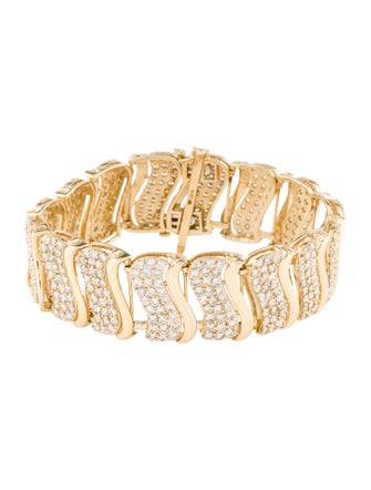 Bracelet 14K 15.00ctw Diamond Link Bracelet