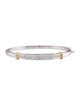Bracelet 14K 1.00ctw Diamond Hinged Bangle