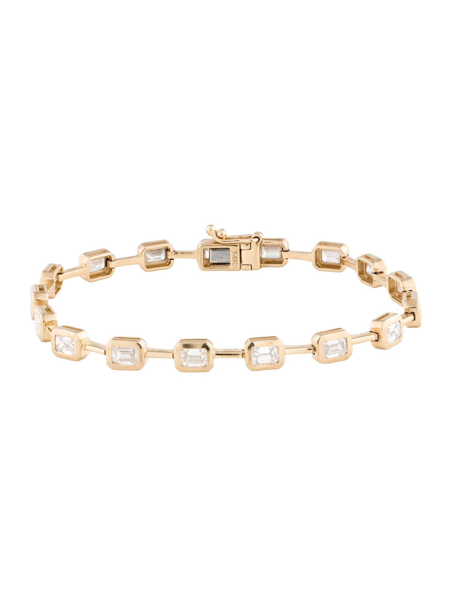 Bracelet 14K 4.25ctw Diamond Tennis
