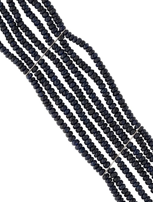 Bracelet 14K Sapphire Multistrand Bead Bracelet