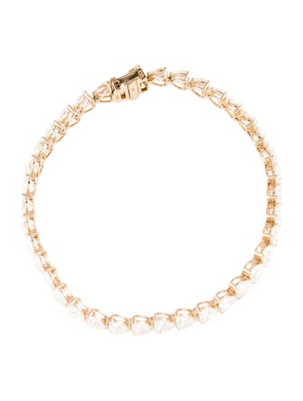 Bracelet 14K 18.19ctw Lab-Grown Diamond Tennis Bracelet