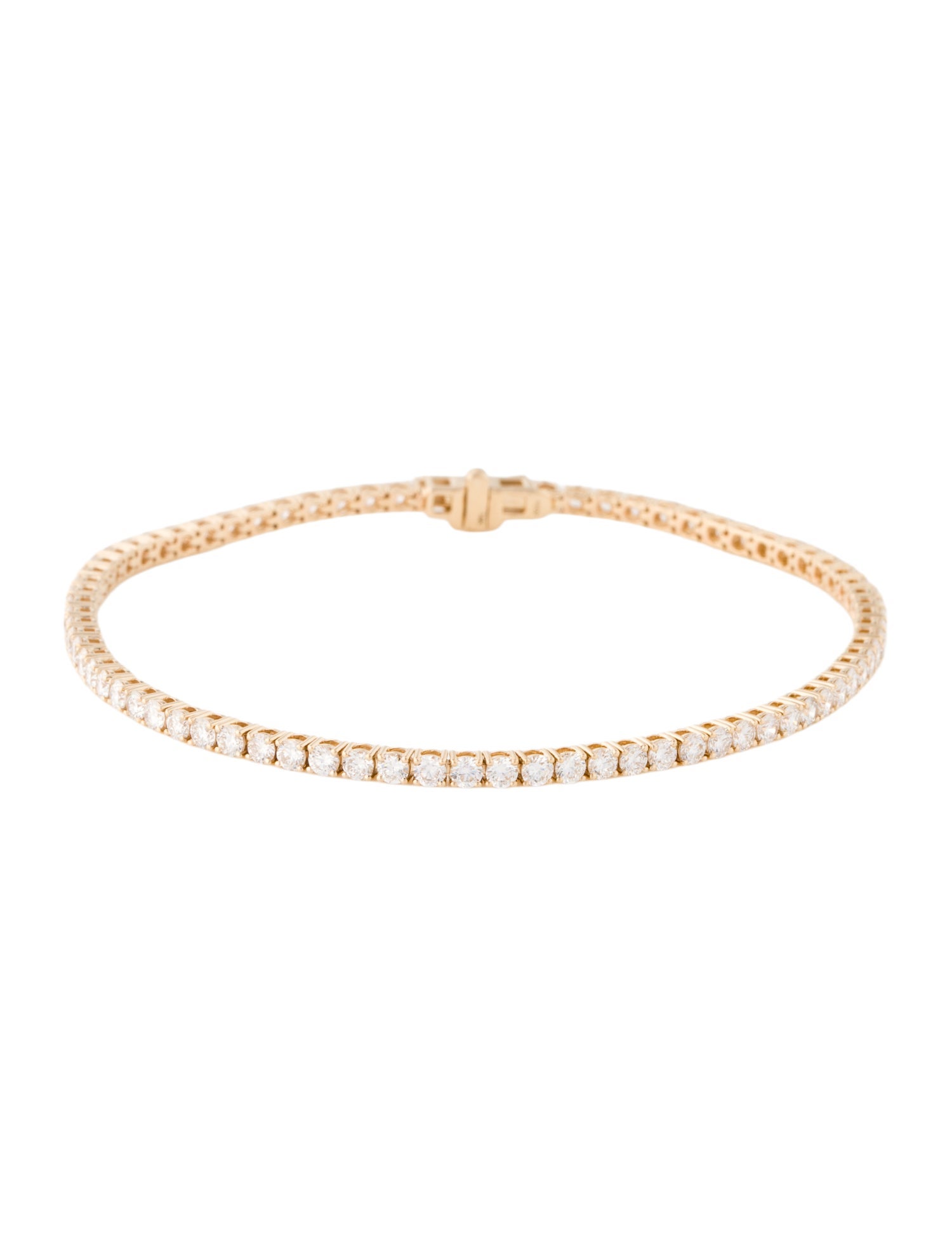 Bracelet 14K 3.89ctw Lab-Grown Diamond Tennis Bracelet