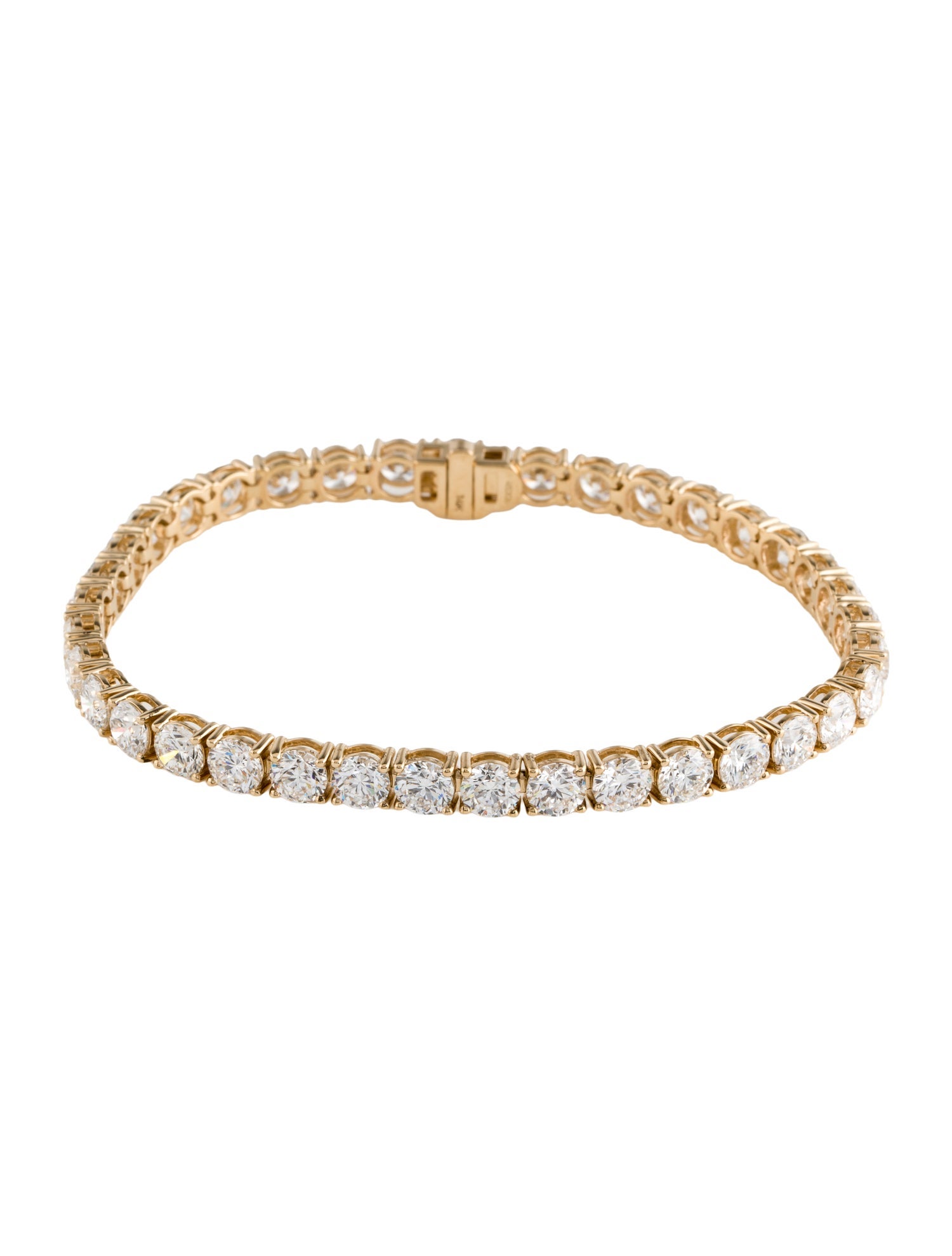 Bracelet 14K 15.78ctw Lab-Grown Diamond Tennis Bracelet