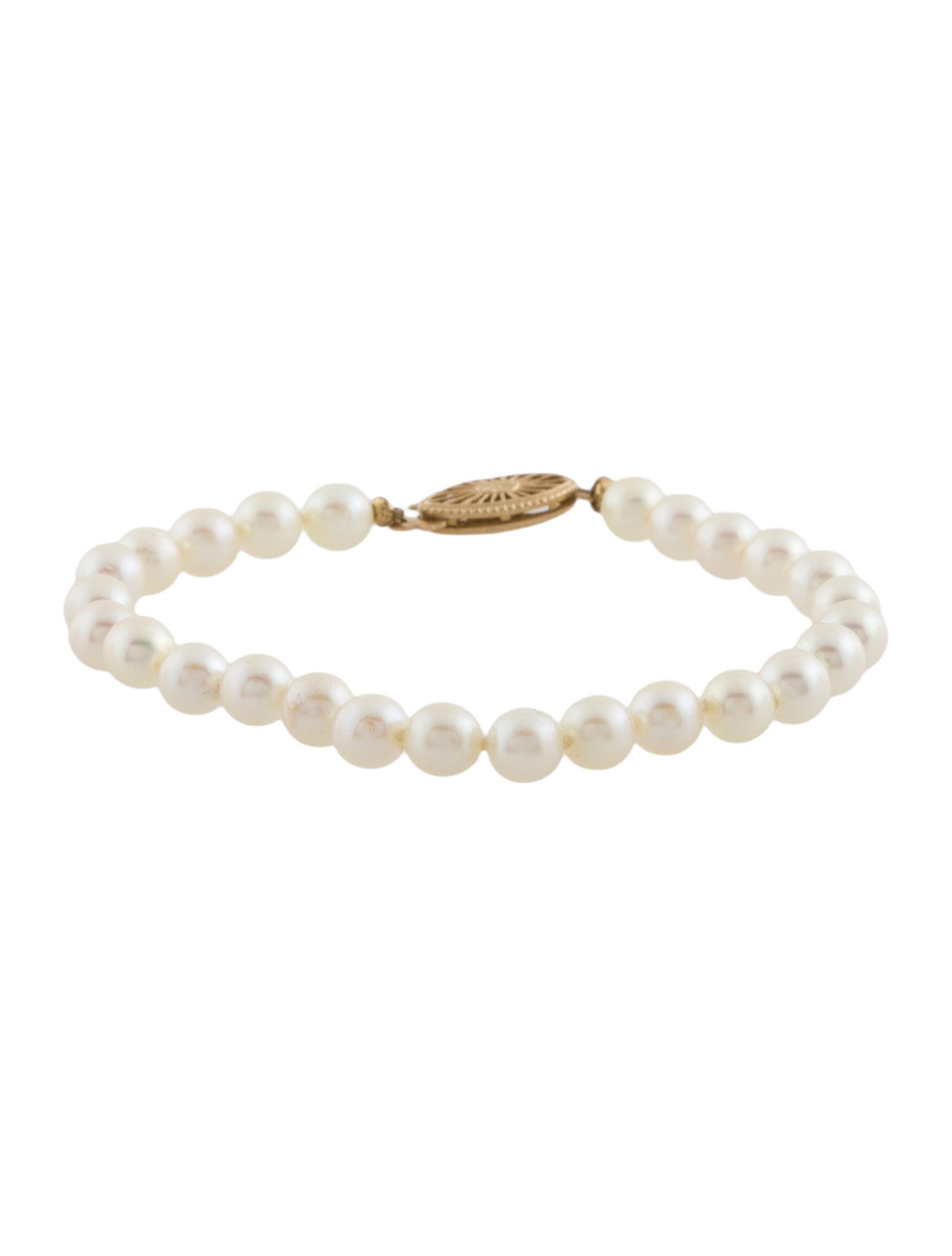 Bracelet 14K Pearl Bead Strand