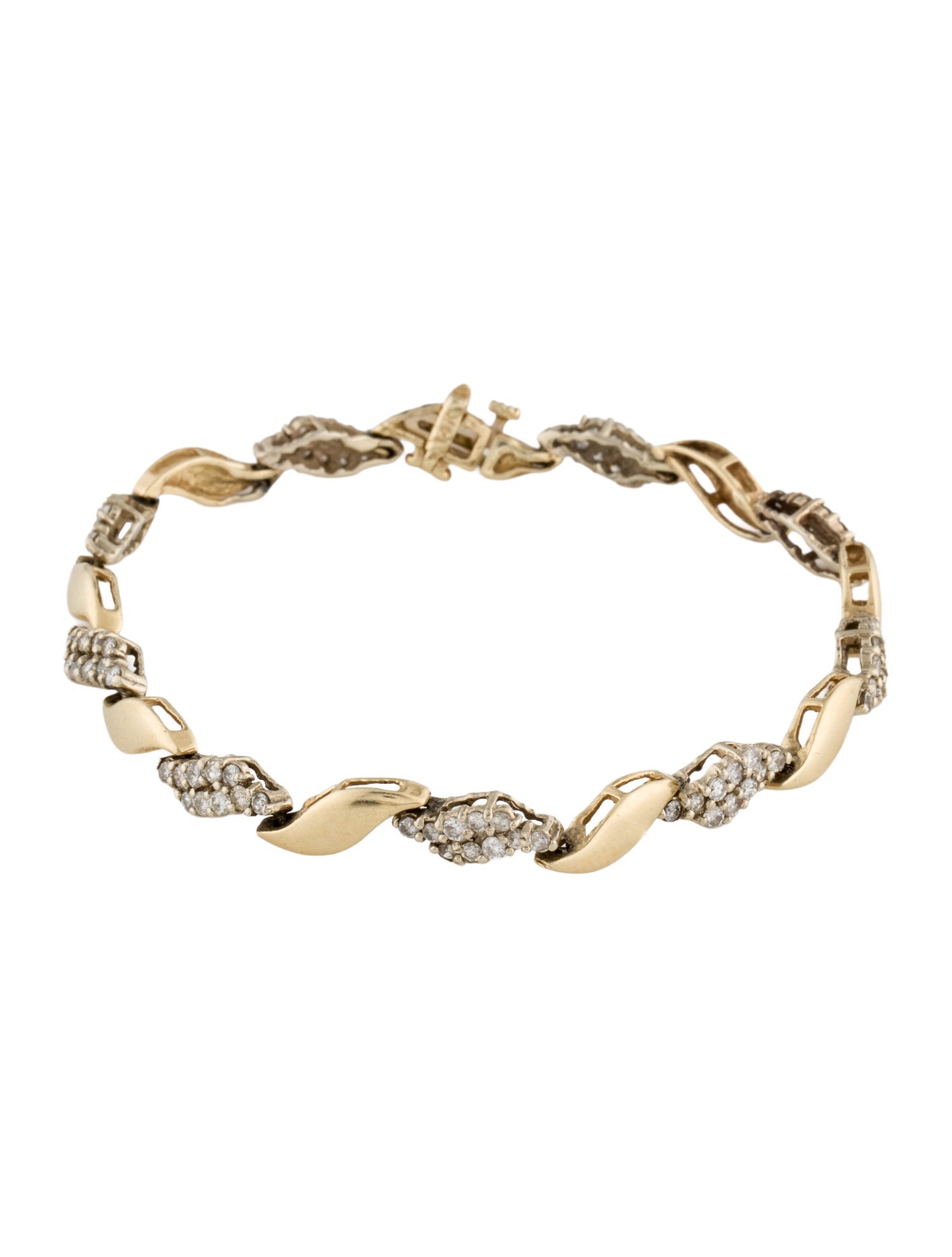 Bracelet 14K 1.81ctw Diamond Two-Tone