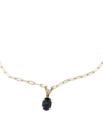 Bracelet 14K Sapphire & Diamond Charm Bracelet