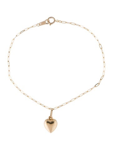 Bracelet Charm 14K Heart